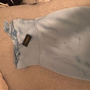 Ramy Brook Light Blue Strapless Dress